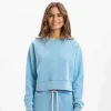 Crop Donna in Cotone Organico felpato