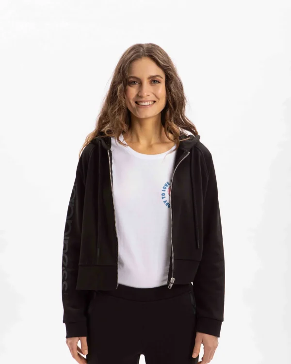 Crop Zip Donna Essential