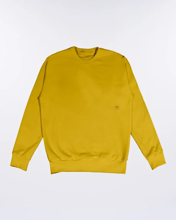Felpa girocollo Unisex in cotone felpato Basic