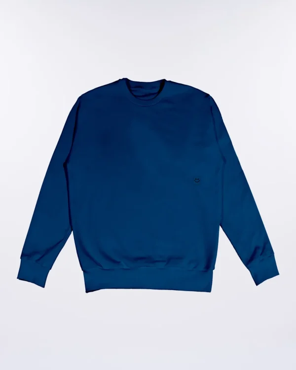 Felpa girocollo Unisex in cotone felpato Basic