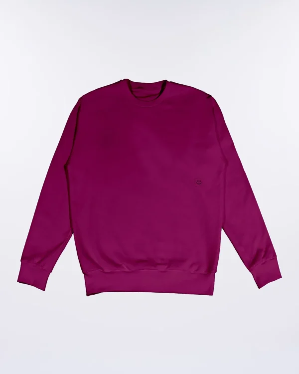Felpa girocollo Unisex in cotone felpato Basic