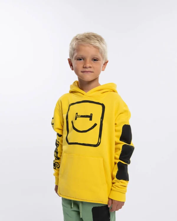 Felpa Hoodie Bimbo Logo Felpato cod. 2