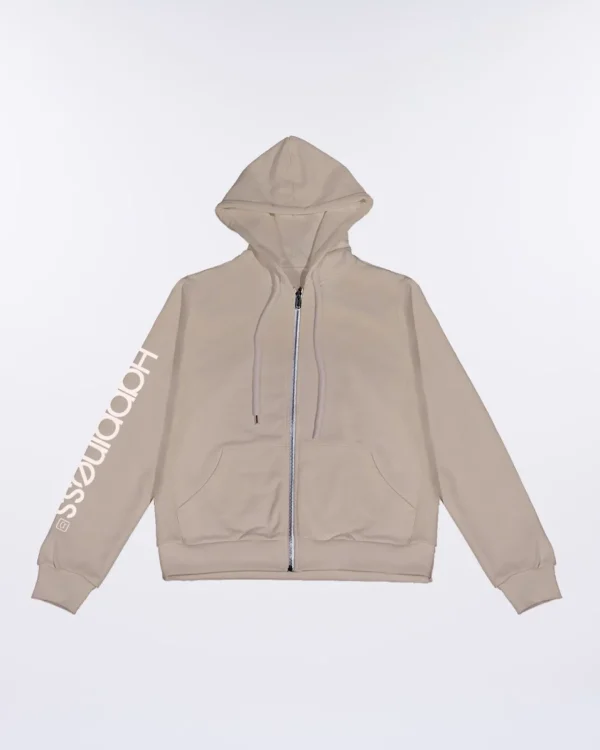 Felpa Kids con zip in cotone felpato