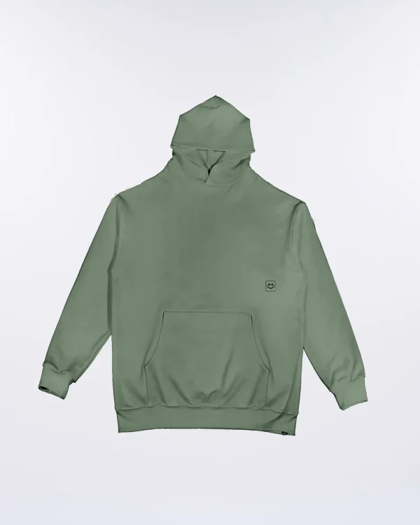 Felpa Unisex in cotone felpato con cappuccio- Basic