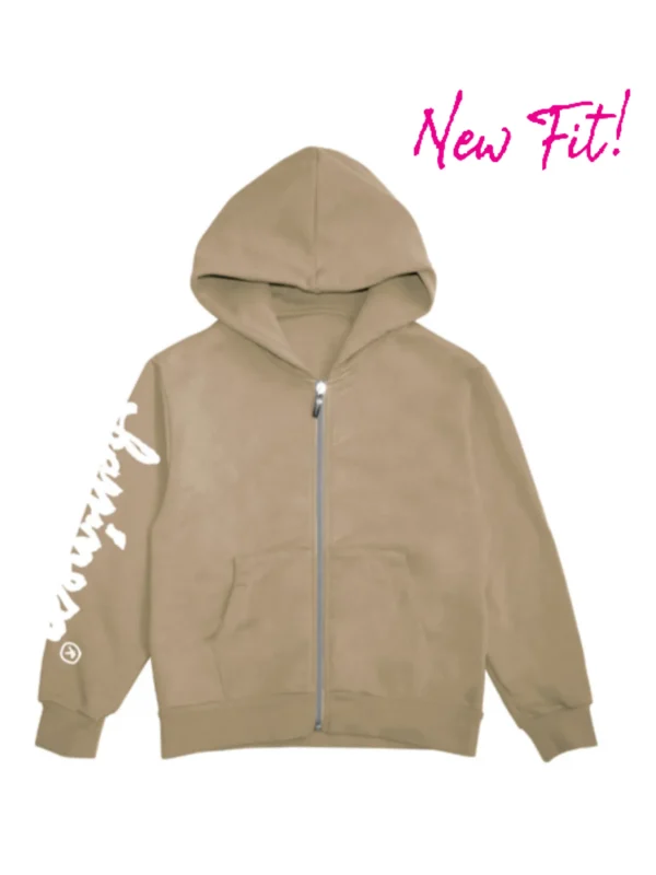 Felpa Zip Bimba - Happiness Brush New Fit