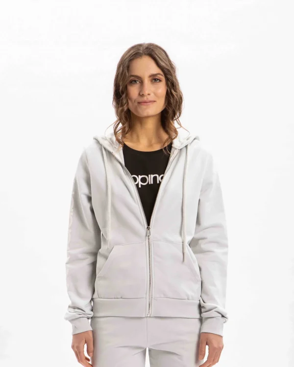 Felpa Zip Donna Essential