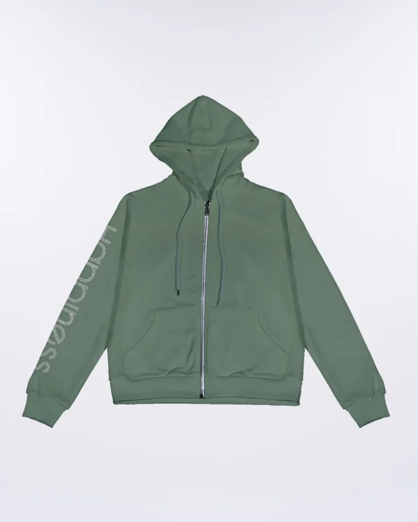 Felpa Zip Donna Strass Iridescente cod. 01