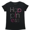 T-Shirt Bimba - Happiness Strass AP4072