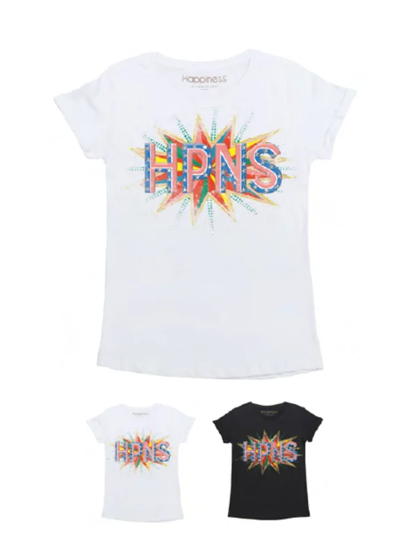 T-Shirt Bimba - HPNS Strass