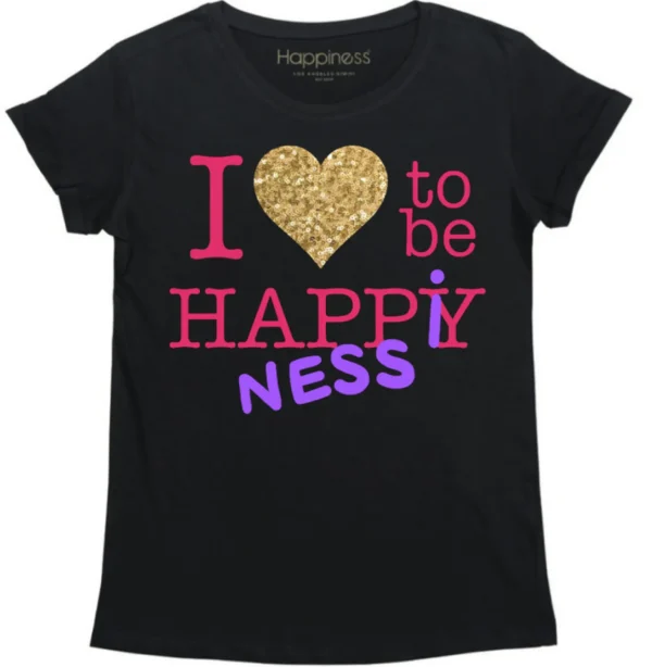 T-Shirt Bimba - Love To Be Happiness