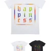 T-Shirt Bimbo - Happiness Square Multicol
