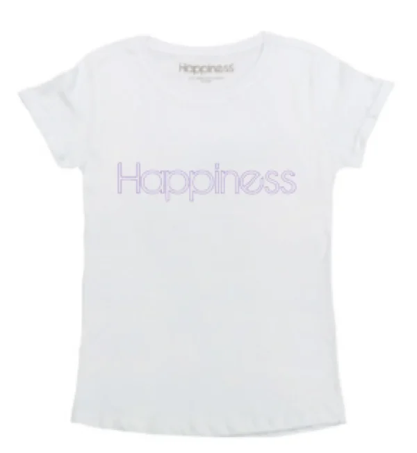 T-Shirt Donna - Happiness Lam Lilla