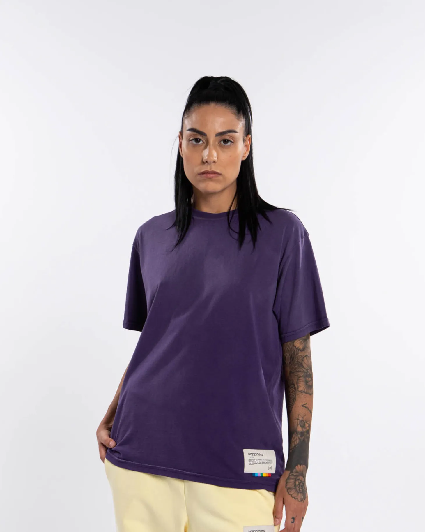 tshirt_donna_con_etichett_0.webp T-shirt Donna con etichetta ricamo - Frida FCTY