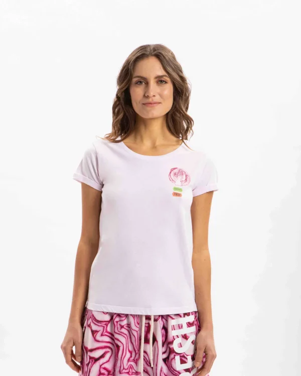 T-shirt Donna Fresh Red Cabbage