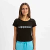 T-shirt Donna Graphics HAPPINESS® Original Turquoise