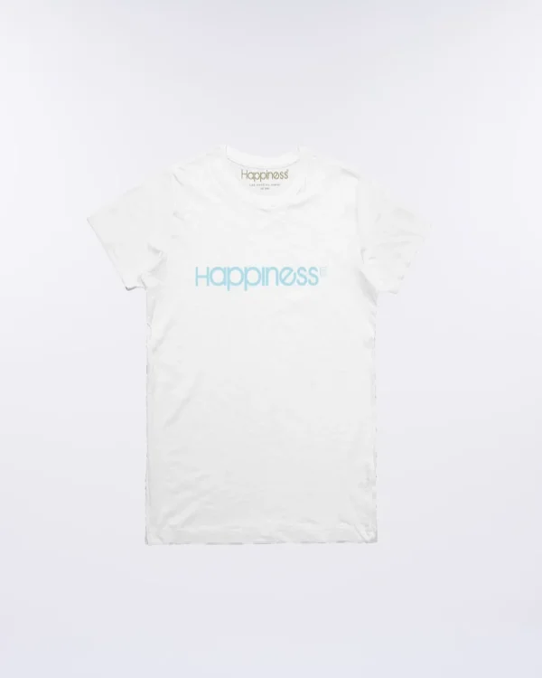 T-shirt Donna Graphics HAPPINESS® Original Turquoise