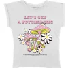 T-Shirt Donna Organic Bio Cotton - Psychedelic Funghi