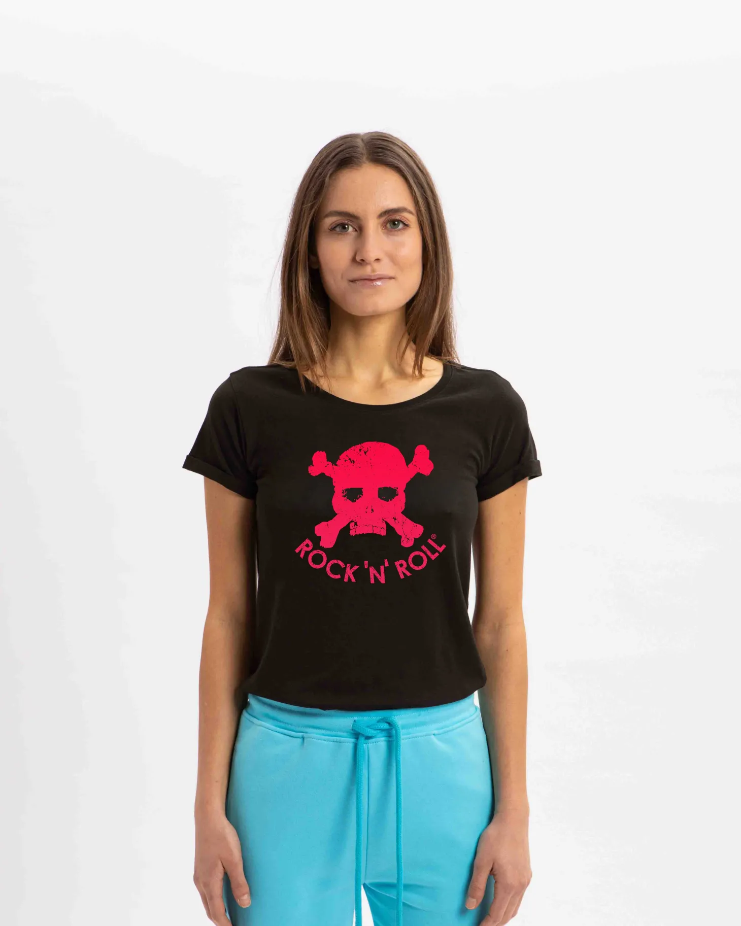 tshirt_donna_rock_n_rock__0.webp T-shirt Donna ROCK 'N' ROCK® Original Fluo Pink