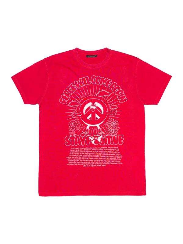 T-Shirt Genderless - Peace Will Come Again Monocolor
