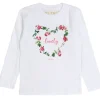 T-Shirt Long Sleeves Bambina Happiness - Lovely