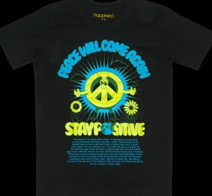 T-Shirt Uomo - Peace Will Come Again Tricolor