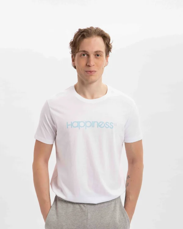 T-shirt Uomo Graphics HAPPINESS® Original Turquoise